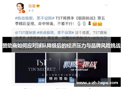 赞助商如何应对球队降级后的经济压力与品牌风险挑战