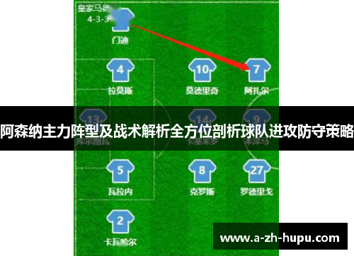 阿森纳主力阵型及战术解析全方位剖析球队进攻防守策略